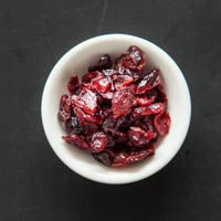 2 x 30g dried cranberries