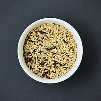 2 x 125g brown and black rice with quinoa