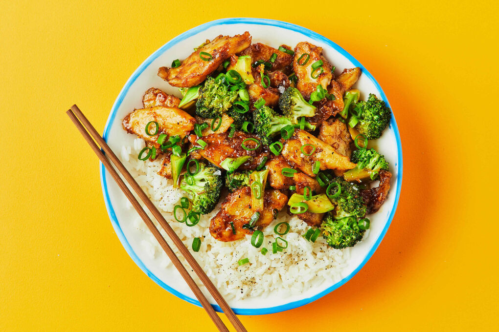 Mongolian Plant-Based 'Chicken'