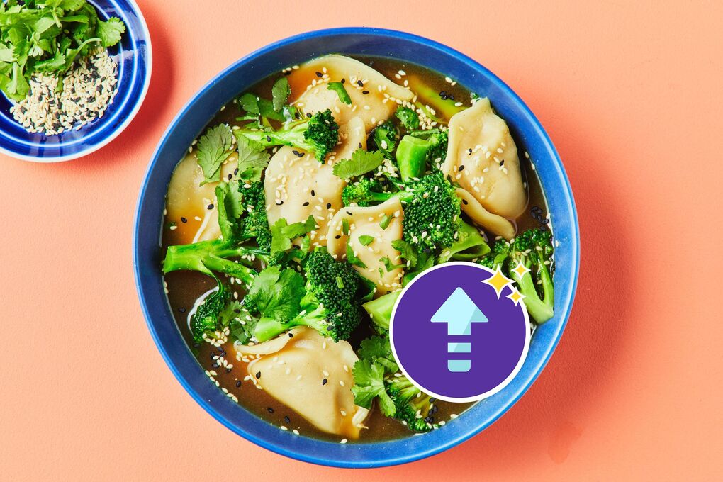 Speedy Prawn and Chicken Dumpling Soup
