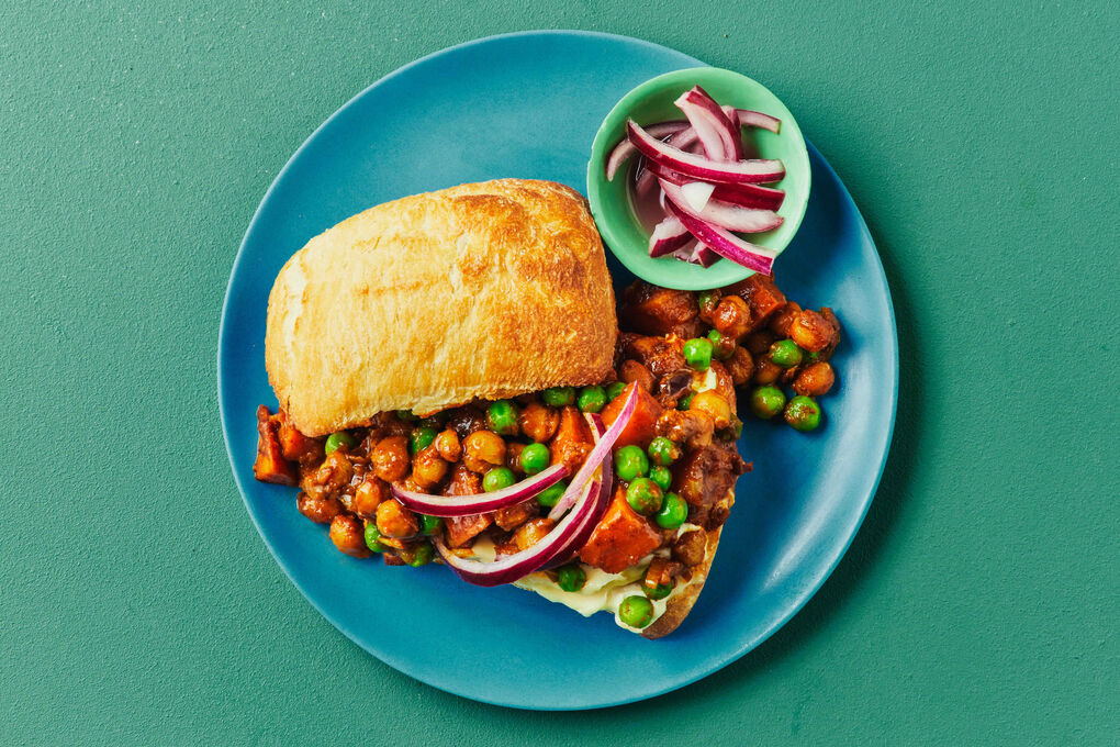 Indian Chickpea Curry Rolls