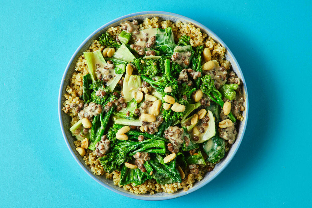 Balanced Spicy Thai Green Lentil Curry