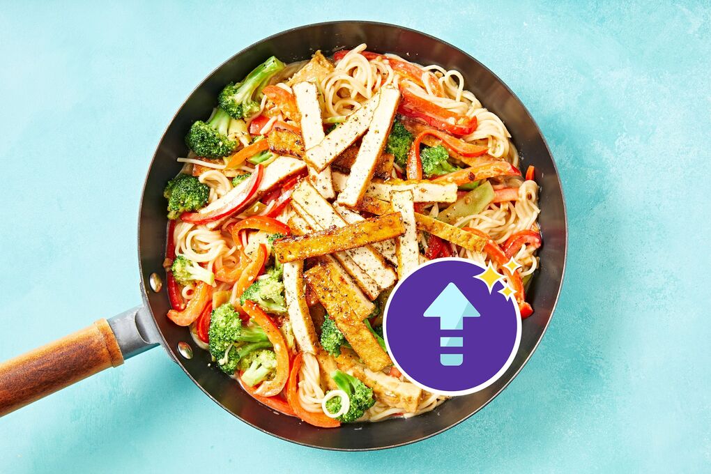 Balanced Beef and Peanut Tofu Noodles