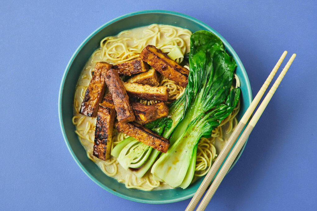 Speedy Spicy Tofu Noodle Soup