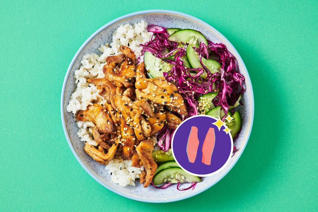 Teriyaki Salmon Sushi Bowl