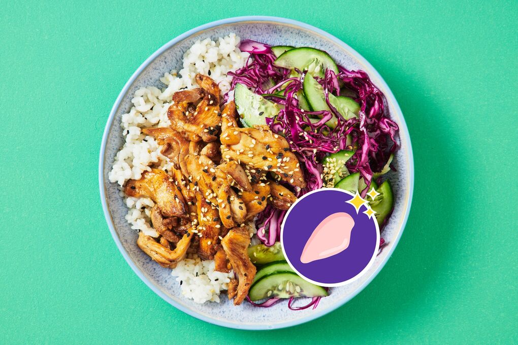 Teriyaki Chicken Breast Sushi Bowl