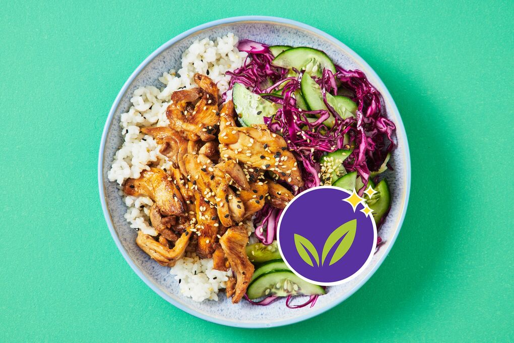 Teriyaki Plant-Based 'Chicken' Sushi Bowl