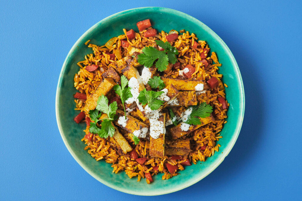 Curried Tofu Fried Rice