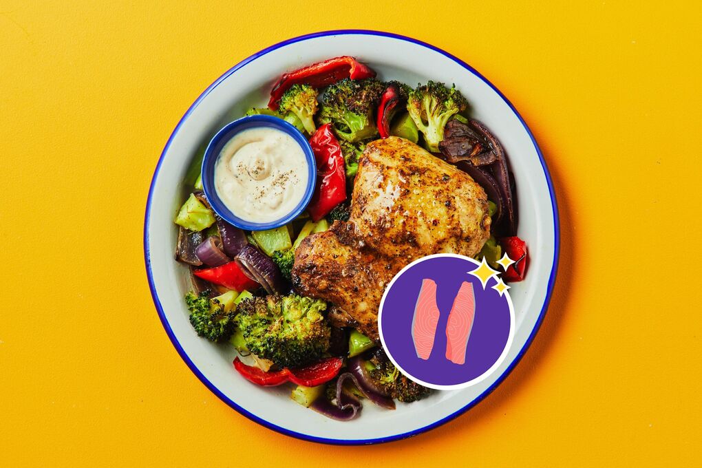 Reduced-Carb Mediterranean Salmon