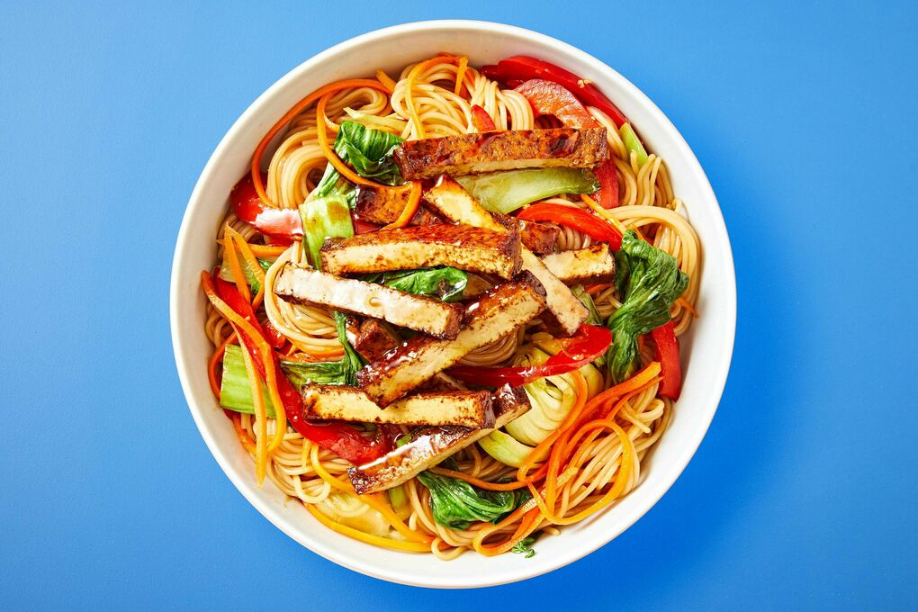 Low-Cal Teriyaki Tofu Stir-Fry