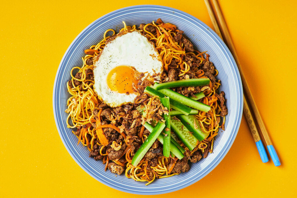 No-Fuss Beef Mince Mie Goreng
