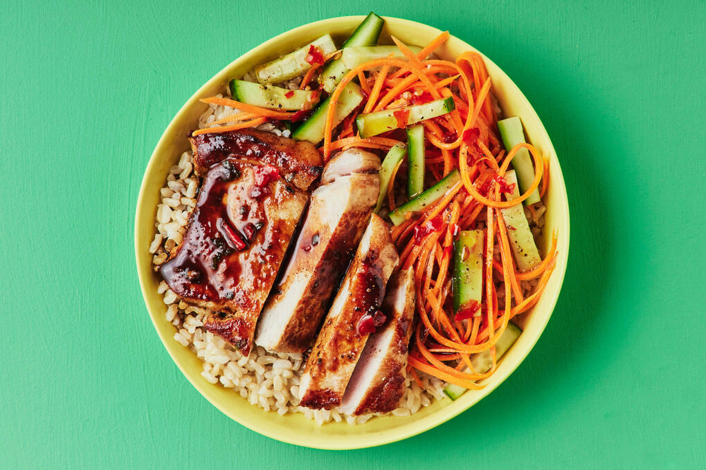 Low-Cal Spicy Vietnamese Pork Rice Bowls